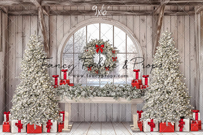 Farmhouse Christmas Winter View