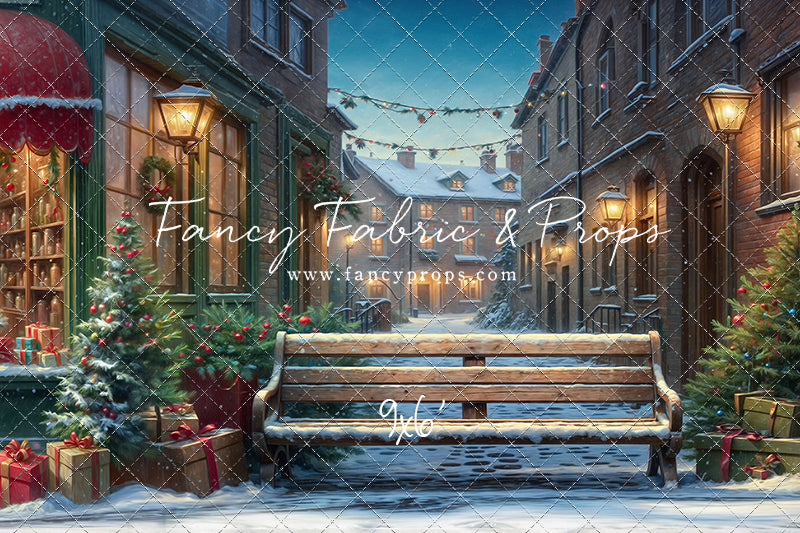 Festive Holiday Avenue - with Sweep Option