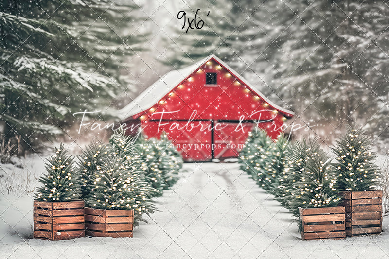 Festive Pickup Truck Farm - with Sweep Option