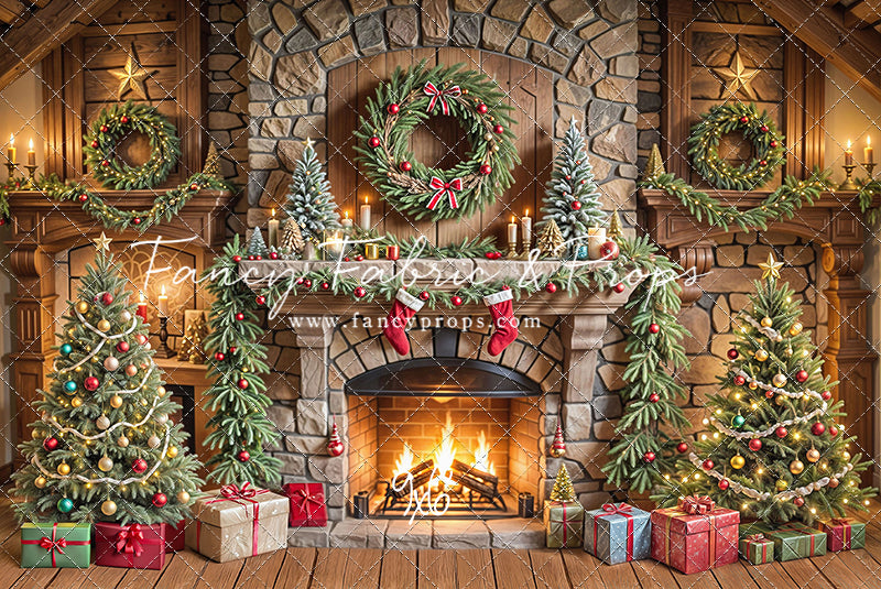 Fireside Christmas Magic - with Sweep Option