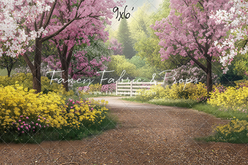 Flowering Spring Path - With Sweep Option