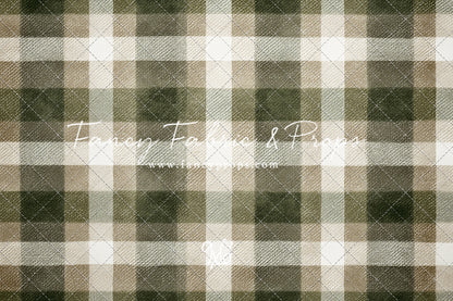 Frosted Pine Plaid - With Sweep Option