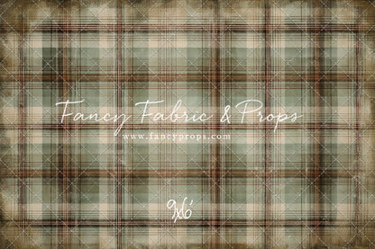 Frosted Plaid Spruce - With Sweep Option