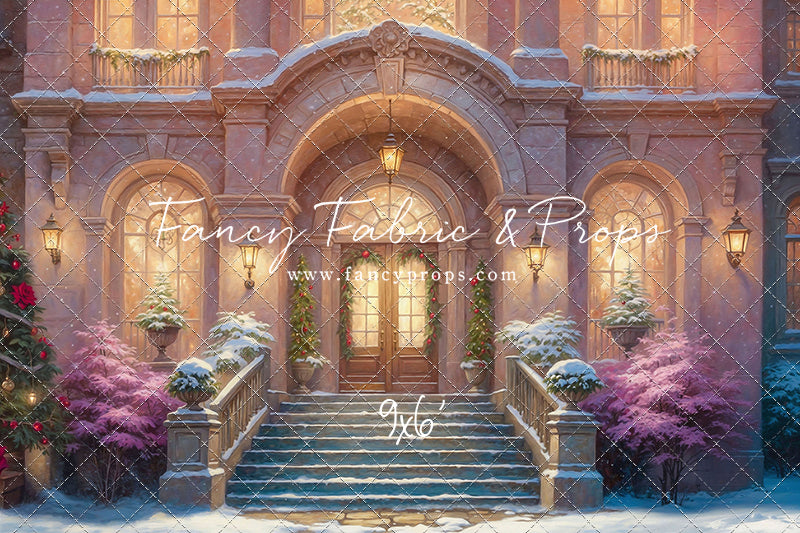 Glistening Snowy Entry - With Sweep Option