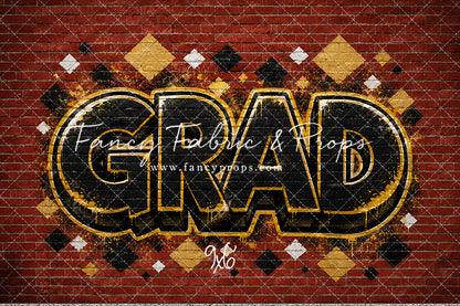 Gold & Black Grad - With Sweep Option