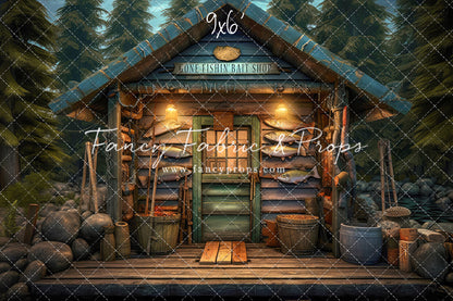 Gone Fishin Bait Shop - Dirt Floor - 2pc Set