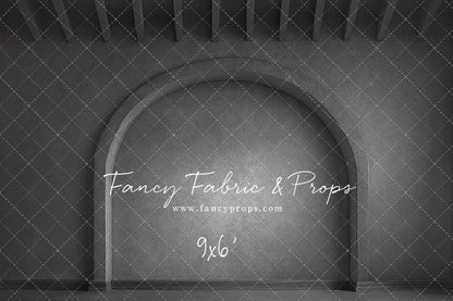 Gothic Gray Archway - Solid Floor - With Sweep Option