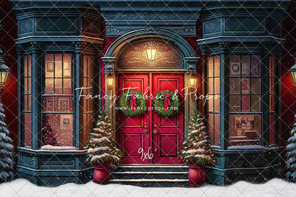 Heartfelt Holiday Home - Red Doors With Snow Floor Option - with Sweep Option