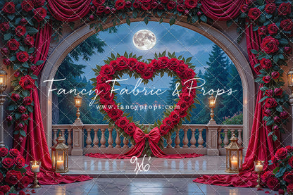 Heart of Roses - With Sweep Option