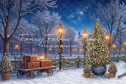Holiday Train Station - With Sweep Option