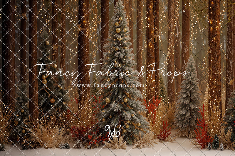 Holly & Pine Forest - With Sweep Option