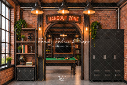 Industrial Loft Hangout Zone - With Sweep Option