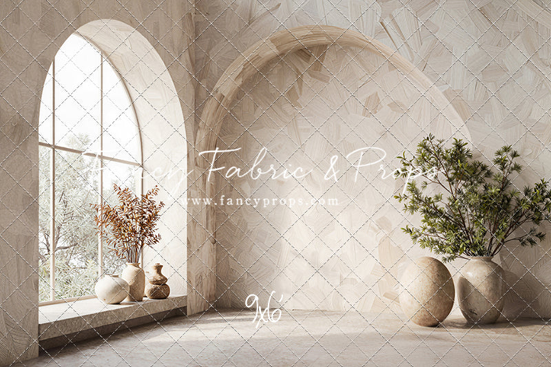 Ivory Vista Arch - With Sweep Option