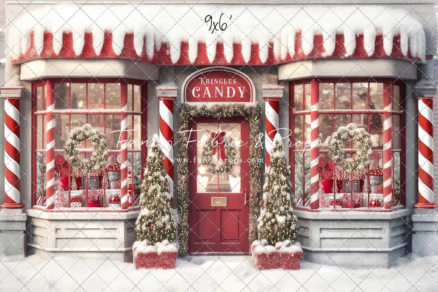 Kringles Candy Store Town 2pc Set