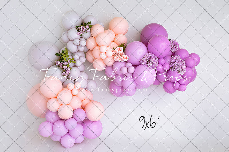 Pretty Magenta Magic Balloon Arch