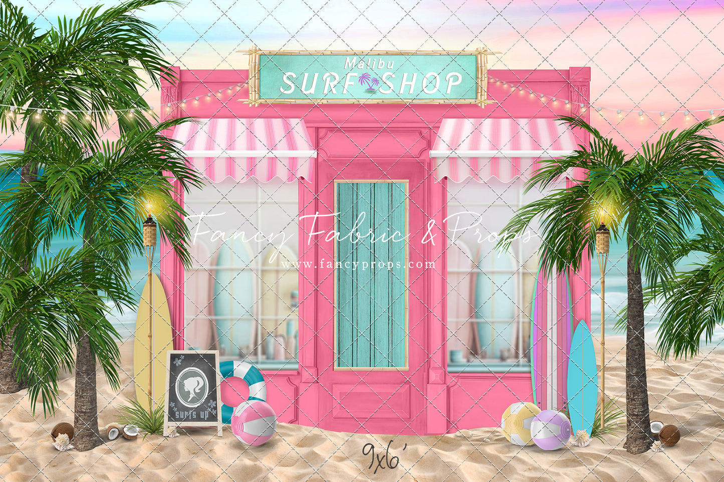 Malibu Barbie Surf Shop - With Sweep Option