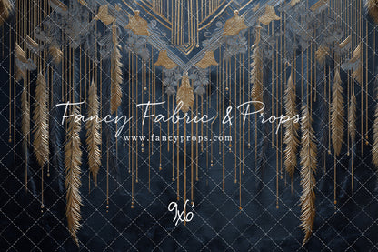 Midnight Feather Cascade - With Sweep Option