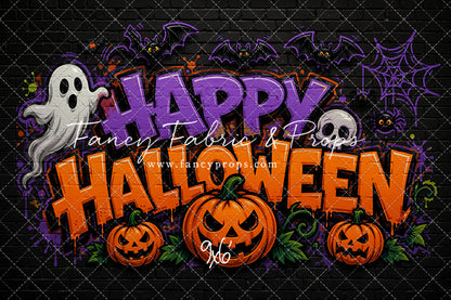 Midnight Graffiti Halloween - With Sweep Option