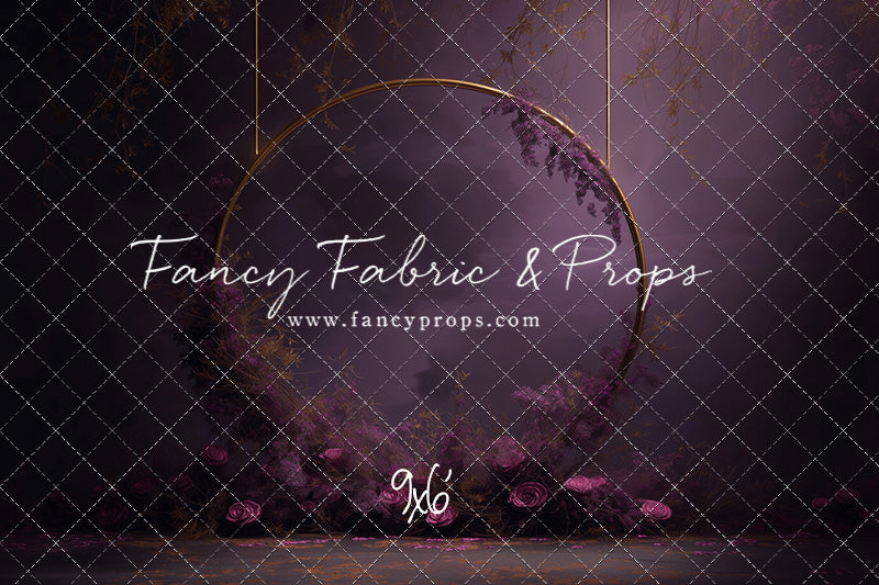 Moonlit Plum Petals - With Sweep Option