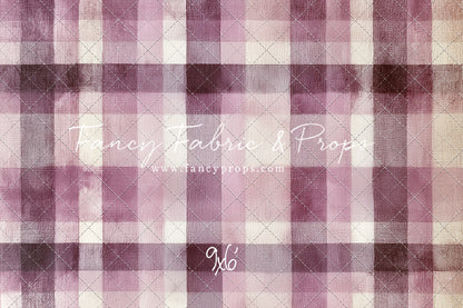 Mulberry Plaid - With Sweep Option