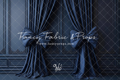 Navy Luxe Bows - With Sweep Option