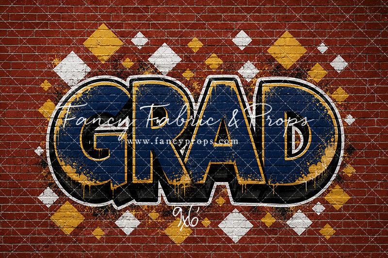 Navy & Gold Grad - With Sweep Option