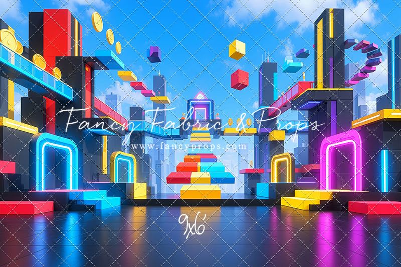 Neon Obby City - With Sweep Option