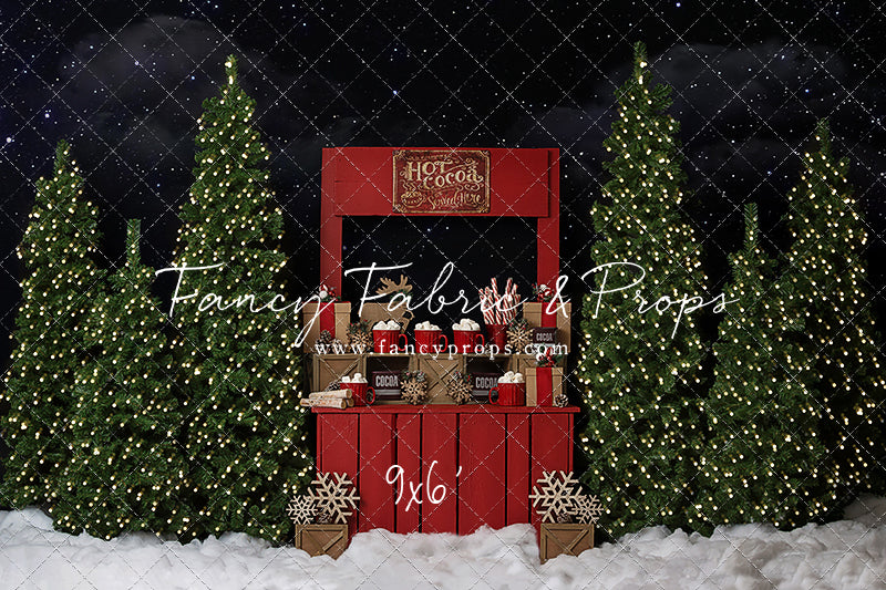 Nighttime Cocoa Stand