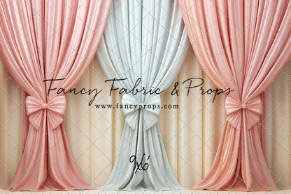 Pastel Bow Swag - With Sweep Option