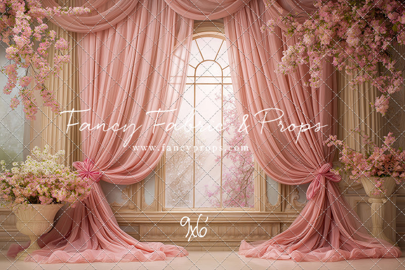 Pink Blossom Parlor - With Sweep Option