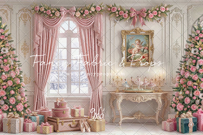 Pink Velvet Christmas - with Sweep Option