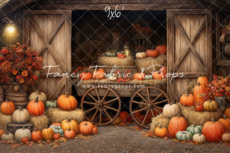 Pumpkin Patch Barn - 2pc Set