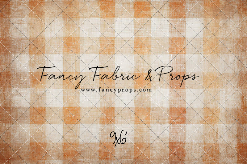 Pumpkin Patch Plaid - With Sweep Option