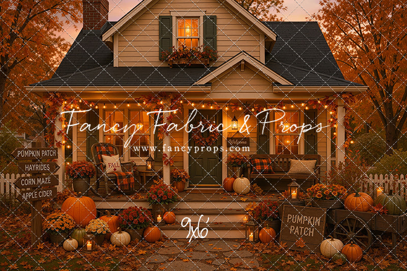 Pumpkin Patch Welcome - With Sweep Option