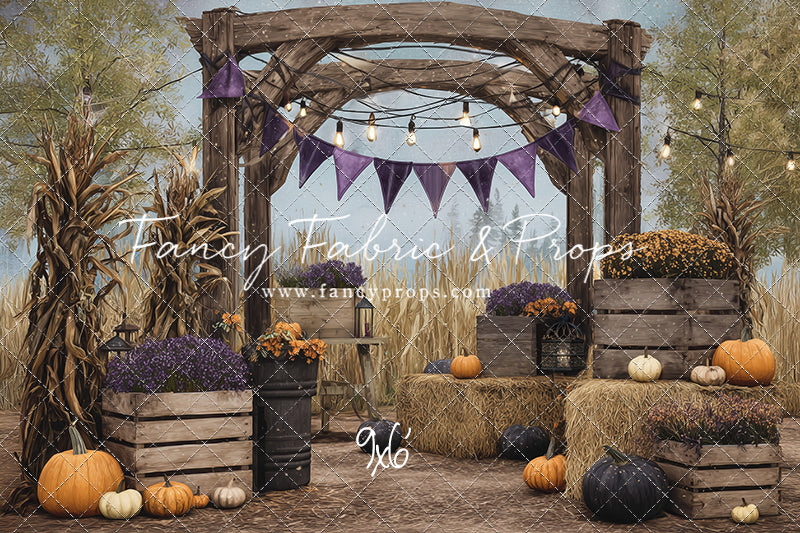 Pumpkin & Plum Harvest - with Sweep Option