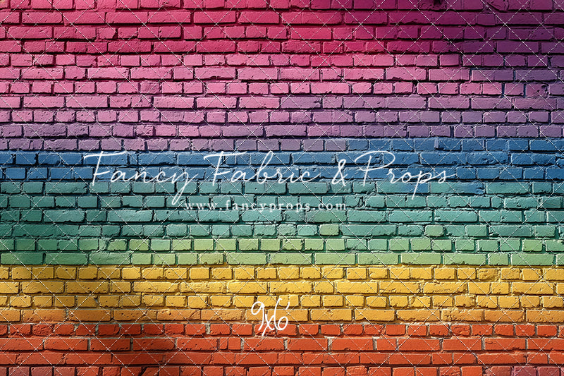 Rainbow Riot Brick - With Sweep Option