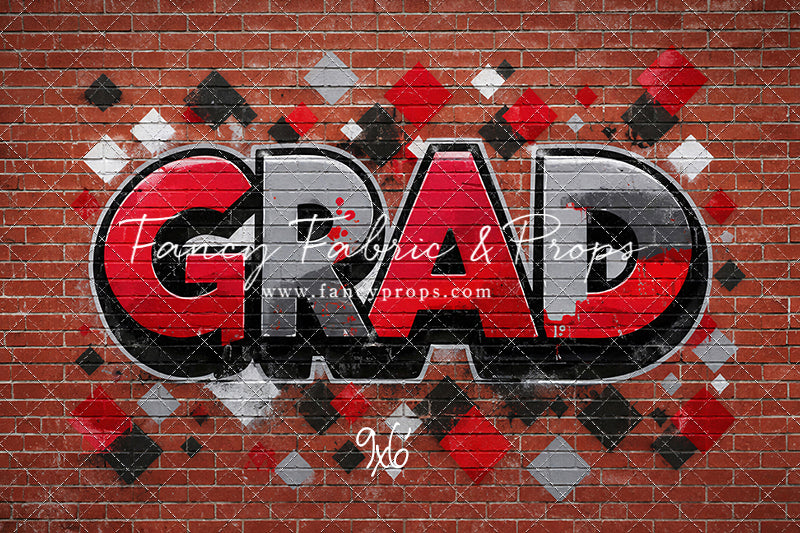 Red, Black & Gray Grad - With Sweep Option