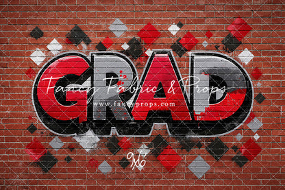 Red, Black & Gray Grad - With Sweep Option