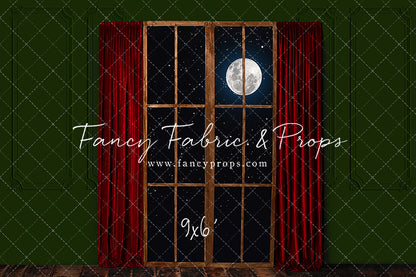 Red & Green Wood Window