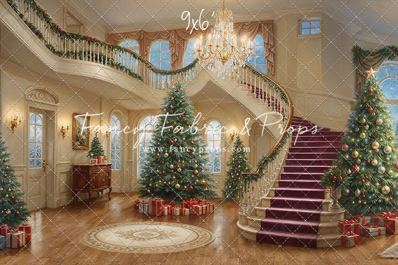 Regal Christmas Staircase - with Sweep Option