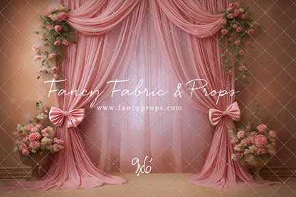 Rose Drapes - With Sweep Option