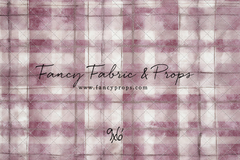 Rose Mist Plaid - With Sweep Option