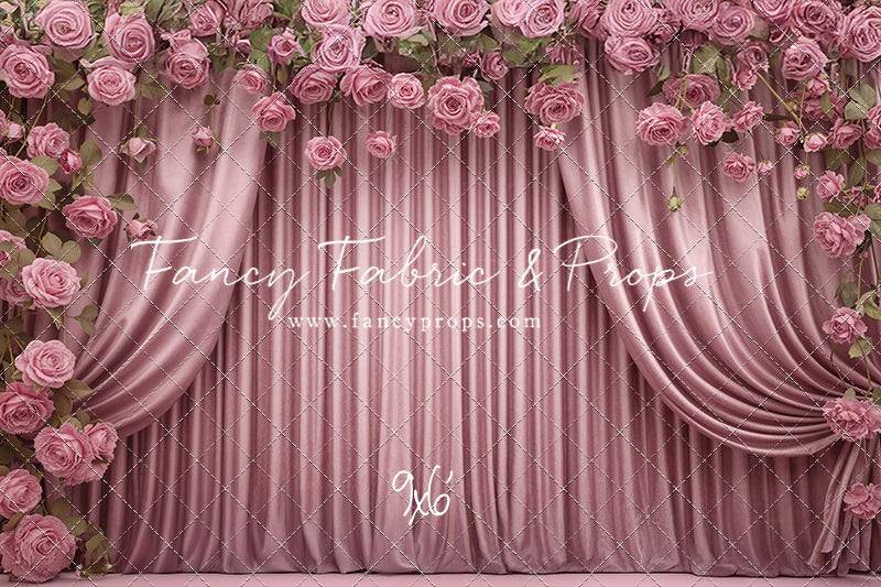 Rose Petal Curtain - With Sweep Option