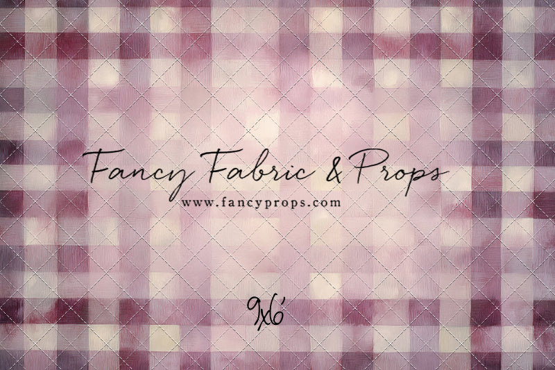 Rose Quartz Plaid - With Sweep Option