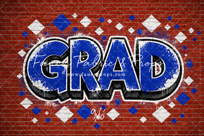 Royal & White Grad - With Sweep Option