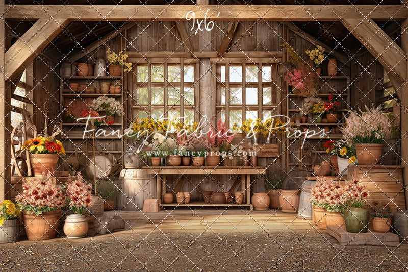 Rustic Greenhouse Blooms 2pc Set