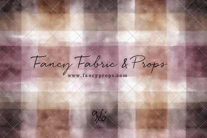 Rustic Plum Plaid - With Sweep Option