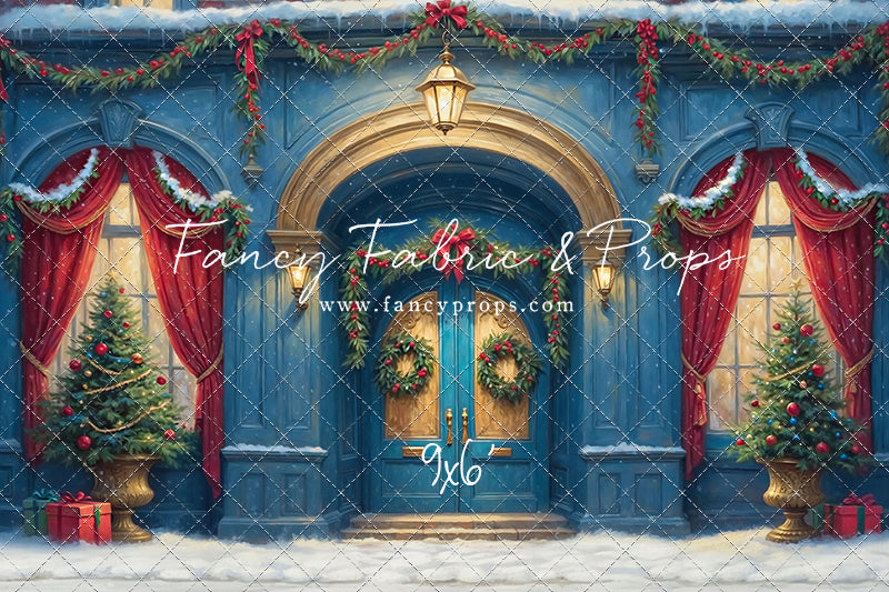 Sapphire Holiday Elegance - With Sweep Option