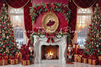 Scarlet Ballerina Christmas - with Sweep Option