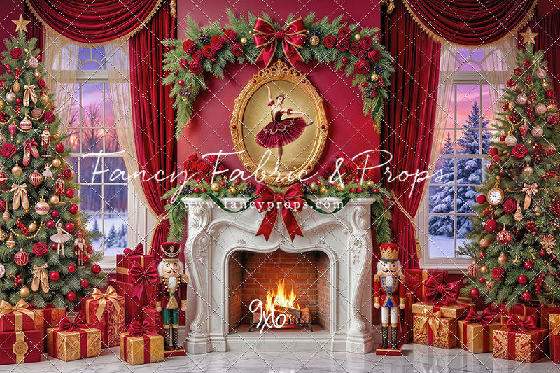 Scarlet Ballerina Christmas Room - with Sweep Option